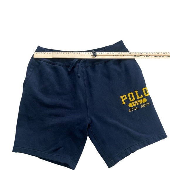 Polo Ralph Lauren Men’s Double Knit Fleece Drawstring Sweat Shorts Size Large - Picture 5 of 6